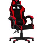 Кресло спортивное TopChairs Shadow ткань черно-красный