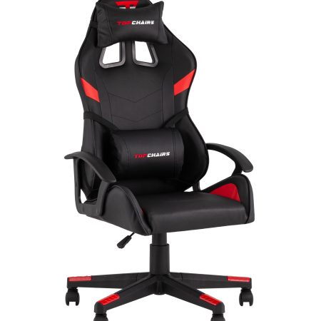 Кресло спортивное TopChairs Warden черно-красный
