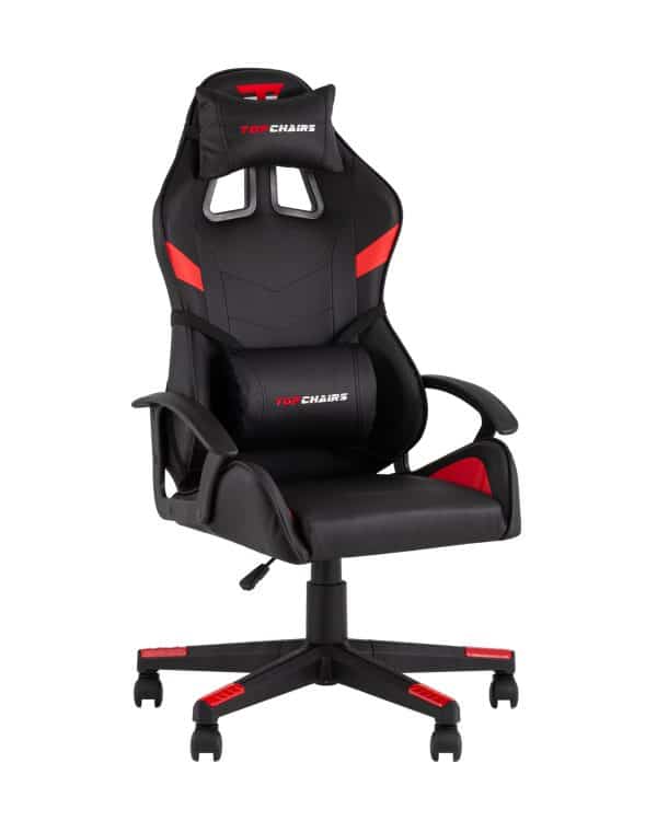 Кресло спортивное TopChairs Warden черно-красный