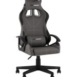 Кресло спортивное TopChairs Wyvern серо-черный