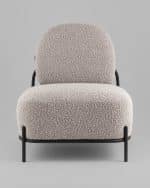 Кресло Стоун new ткань букле серо-бежевый — изображение 3