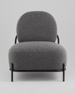 Кресло Стоун new ткань букле тёмно-серый — изображение 3