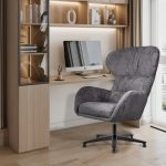 Кресло Teddy серый шенилл — изображение 2