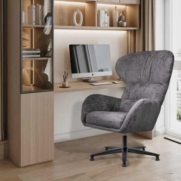 Кресло Teddy серый шенилл — изображение 2