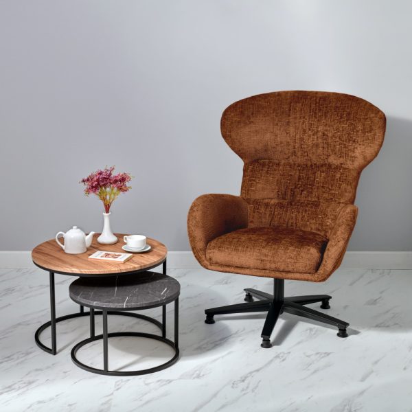 Кресло Teddy терракотовый шенилл — изображение 3