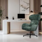 Кресло Teddy зелёный шенилл — изображение 3
