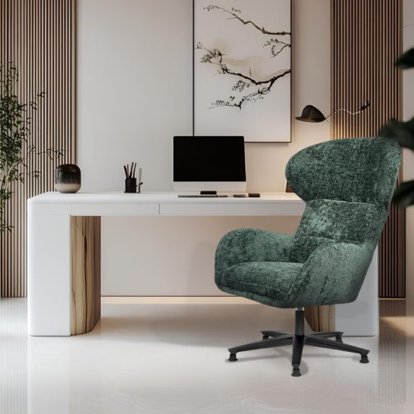 Кресло Teddy зелёный шенилл — изображение 3