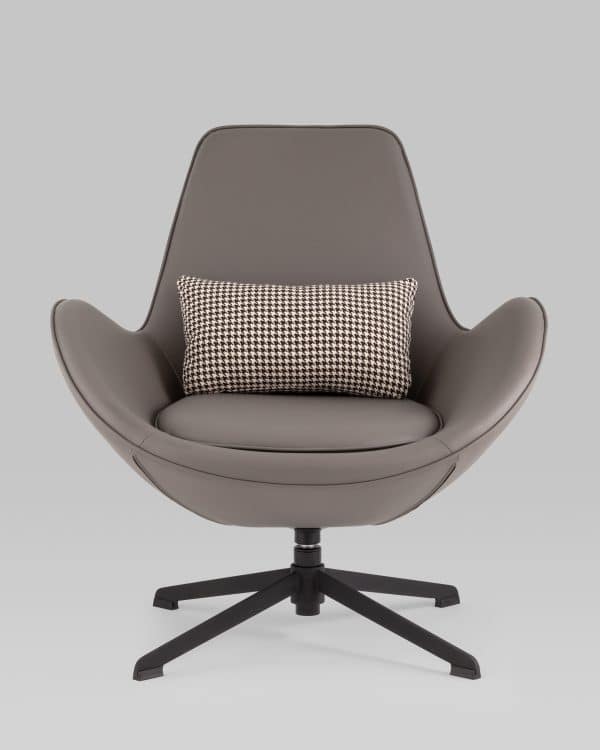 Кресло TopChairs Ostra серый — изображение 3