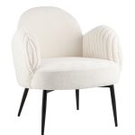 Кресло Wave Stripes букле белый