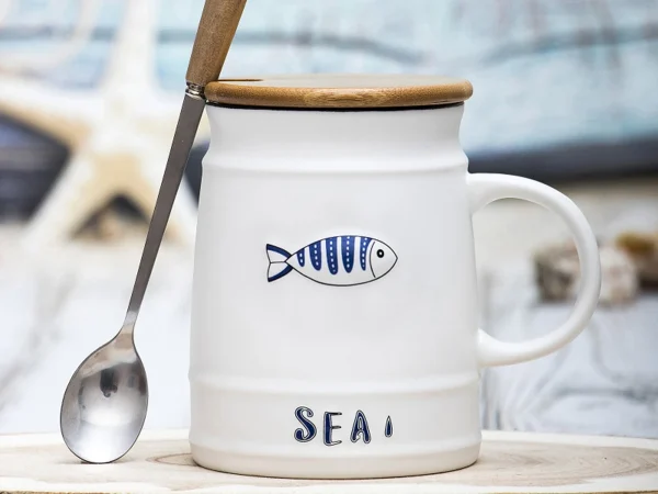 Кружка Обитатели Моря Рыбка белый — изображение 2