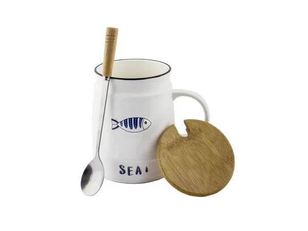 Кружка Обитатели Моря Рыбка белый — изображение 3