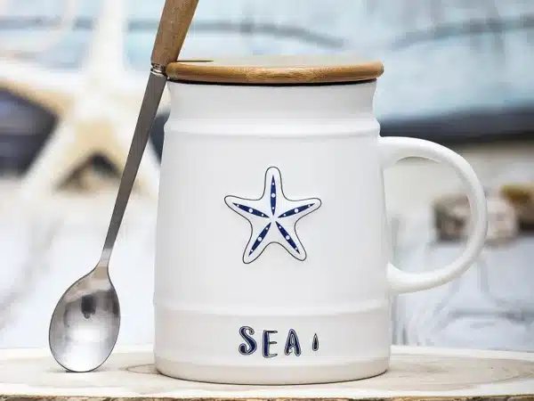 Кружка Обитатели Моря Звезда белый — изображение 2