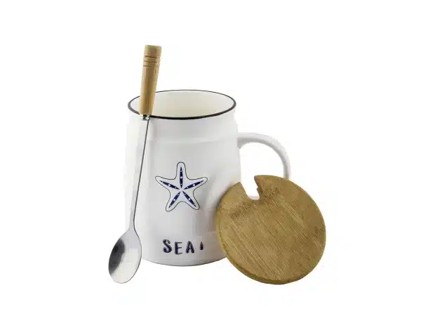Кружка Обитатели Моря Звезда белый — изображение 3