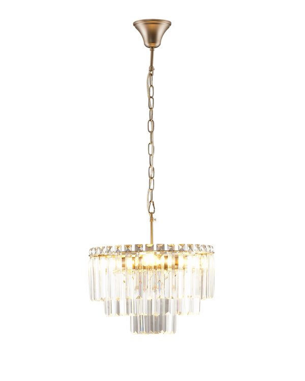 Люстра подвесная Moderli V10736-4P Crystal