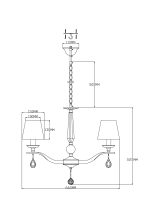 Люстра подвесная Moderli V2531-6P Aerton — изображение 3