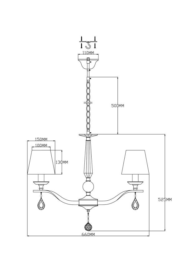 Люстра подвесная Moderli V2531-6P Aerton — изображение 3