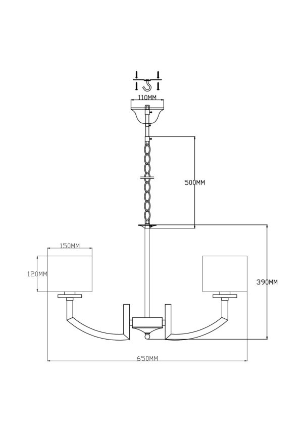 Люстра подвесная Moderli V2590-5P Saudy — изображение 3