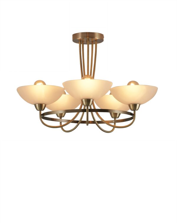 Люстра потолочная Moderli V1204-5C Lione