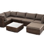 "Лунго" трансформирующаяся лаунж-зона из искусственного ротанга (гиацинт)