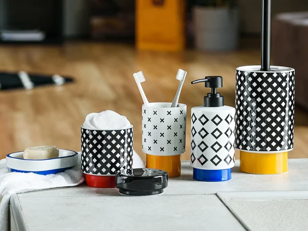 Мыльница Memphis синий, белый — изображение 3