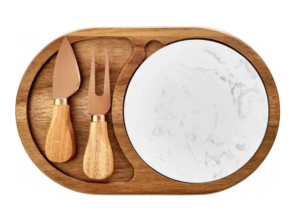 Набор для сыра CHEESY белый, натуральный — изображение 2