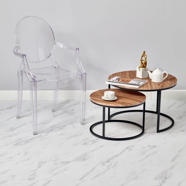 Набор кофейных столиков Tango орех чёрные ножки, 2шт — изображение 4