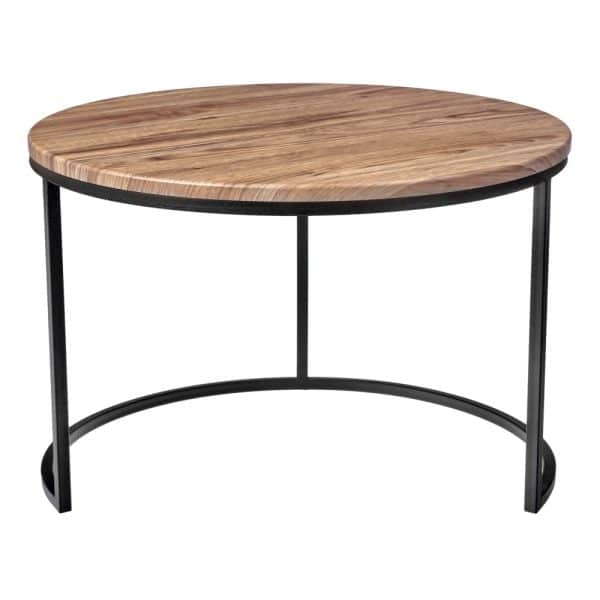 Набор кофейных столиков Tango орех чёрные ножки, 2шт — изображение 5