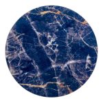 Набор кофейных столиков Tango темно-синий с чёрными ножками, 2шт — изображение 4