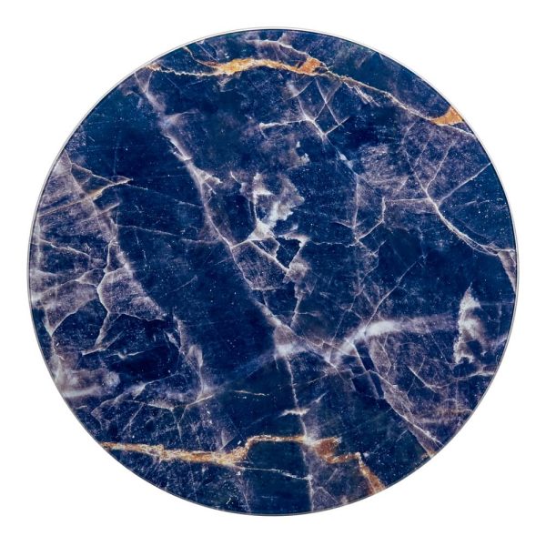 Набор кофейных столиков Tango темно-синий с чёрными ножками, 2шт — изображение 4