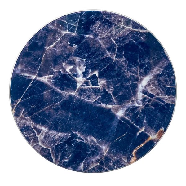 Набор кофейных столиков Tango темно-синий с чёрными ножками, 2шт — изображение 5