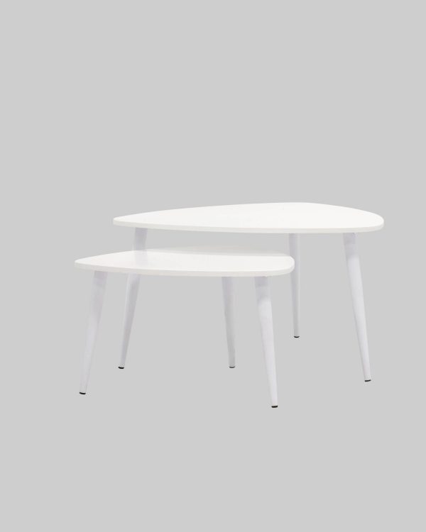 Набор журнальных столиков Агата 80 и 60 см — изображение 2