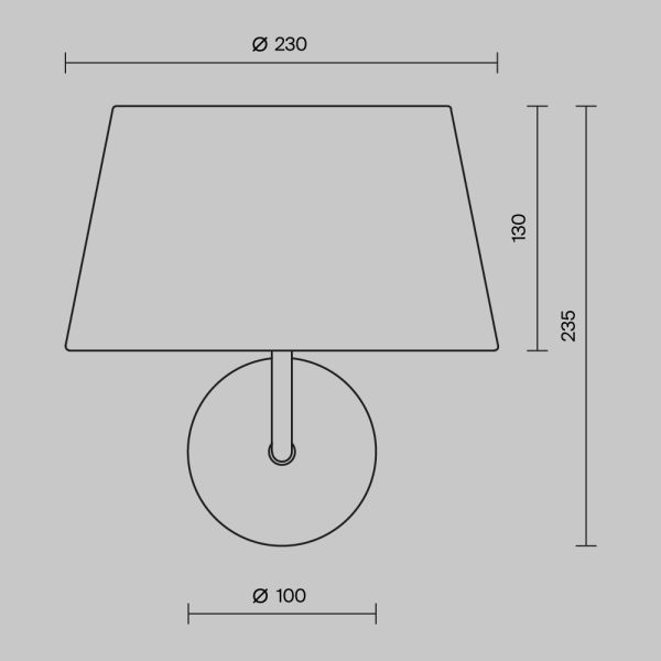 Настенный светильник (бра) Maytoni MOD360WL-01B — изображение 5