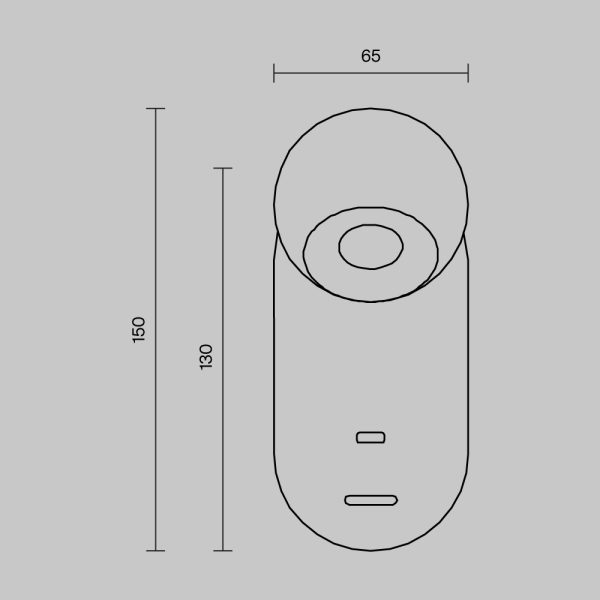 Настенный светильник (бра) Maytoni MOD434WL-L5BS3K — изображение 5