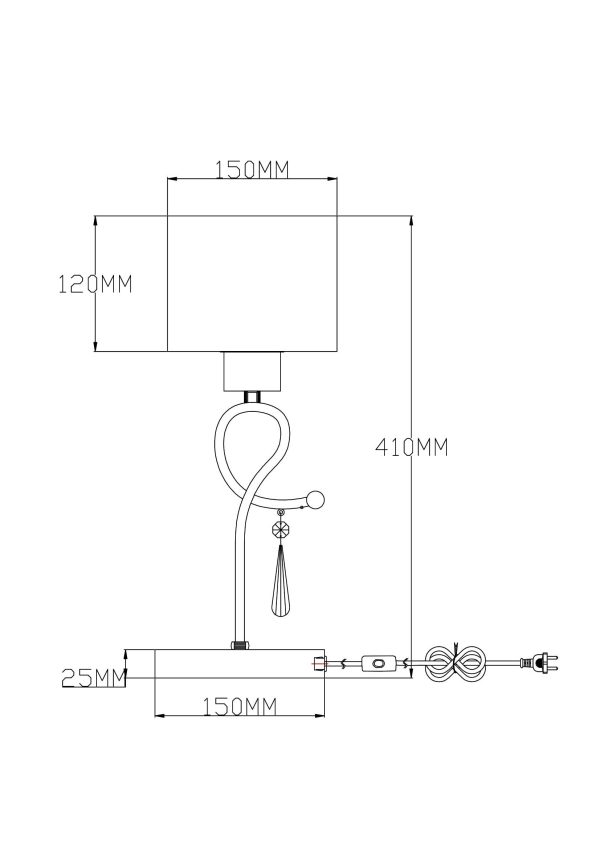 Настольная лампа Moderli V2561-1T Mae — изображение 3