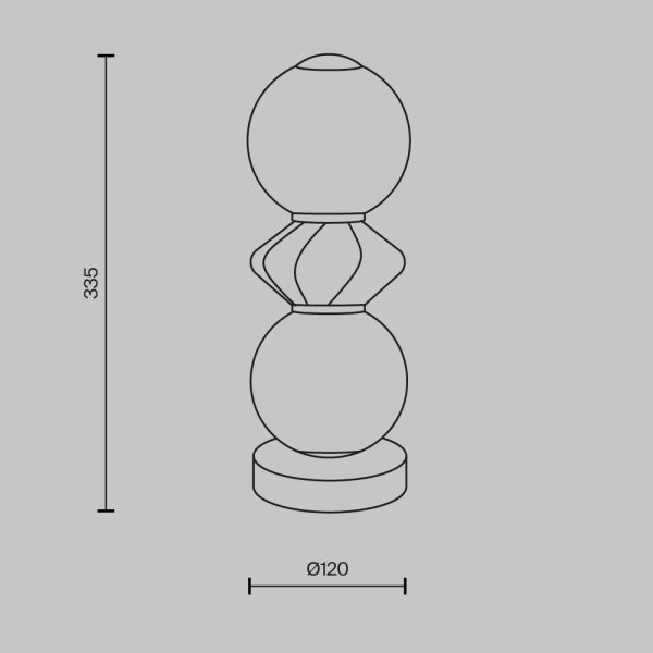 Настольный светильник Maytoni MOD362TL-L10GR3K — изображение 5