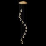 Подвесной светильник MD24001004-12A gold/clear — изображение 2