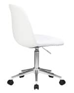 Офисное кресло для персонала DOBRIN MONTY, белый — изображение 3