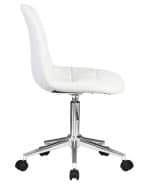 Офисное кресло для персонала DOBRIN MONTY, белый — изображение 4