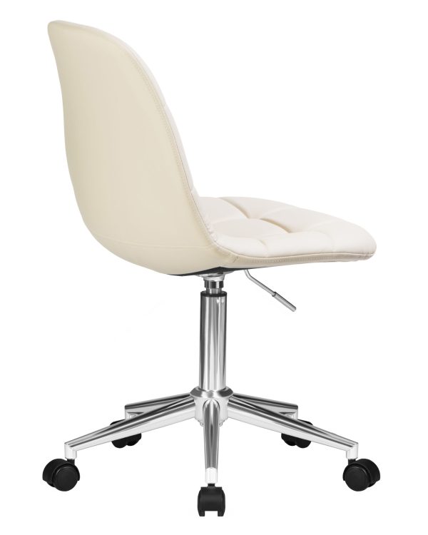 Офисное кресло для персонала DOBRIN MONTY, кремовый — изображение 4