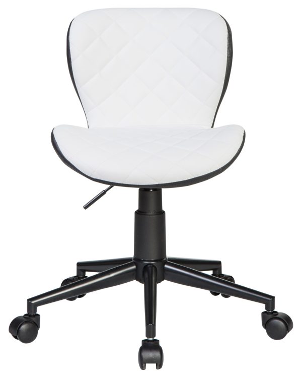 Офисное кресло для персонала DOBRIN RORY, бело-чёрный — изображение 5
