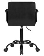 Офисное кресло для персонала DOBRIN TERRY BLACK, черный велюр (MJ9-101) — изображение 5