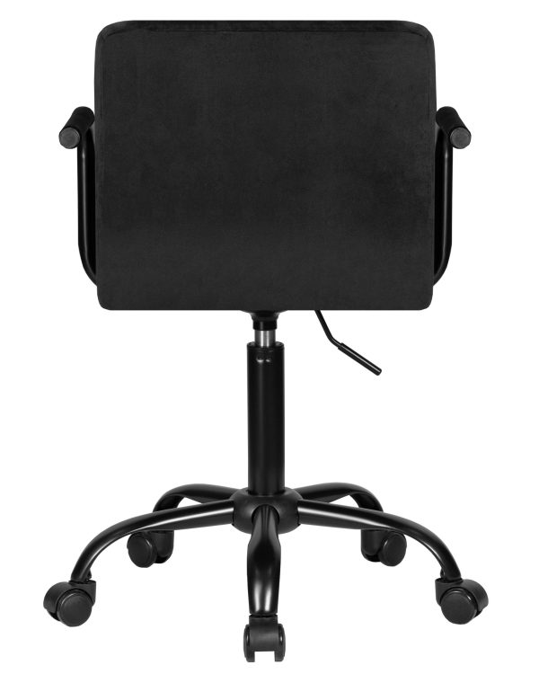ofisnoe-kreslo-dlja-personala-dobrin-terry-black-chernyj-veljur-mj9-101-4 Офисное кресло для персонала DOBRIN TERRY BLACK, черный велюр (MJ9-101) — изображение 5