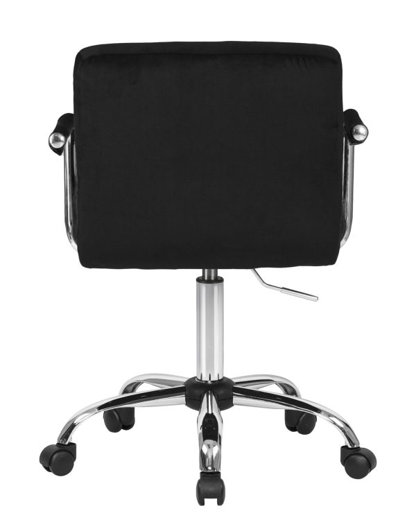 Офисное кресло для персонала DOBRIN TERRY, черный велюр (MJ9-101) — изображение 5
