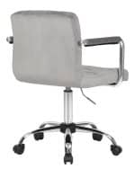 Офисное кресло для персонала DOBRIN TERRY, серый велюр (MJ9-75) — изображение 4