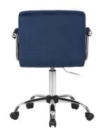 Офисное кресло для персонала DOBRIN TERRY, синий велюр (MJ9-117) — изображение 5