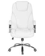 Офисное кресло для руководителей DOBRIN CHESTER, белый — изображение 5