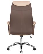 Офисное кресло для руководителей DOBRIN LEONARD, коричнево-бежевый — изображение 5