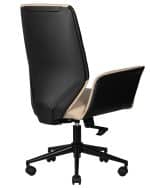 Офисное кресло для руководителей DOBRIN MAXWELL, кремово-черный — изображение 4