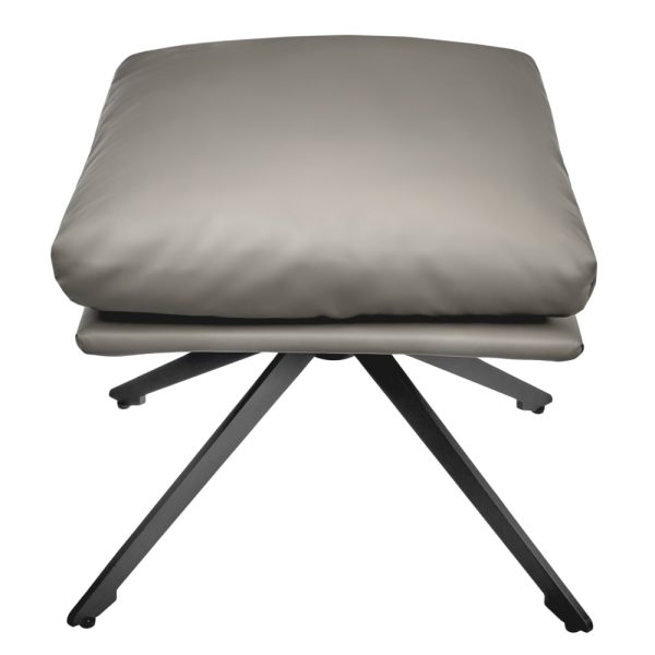 Оттоманка HUG светло-серый, экокожа — изображение 4