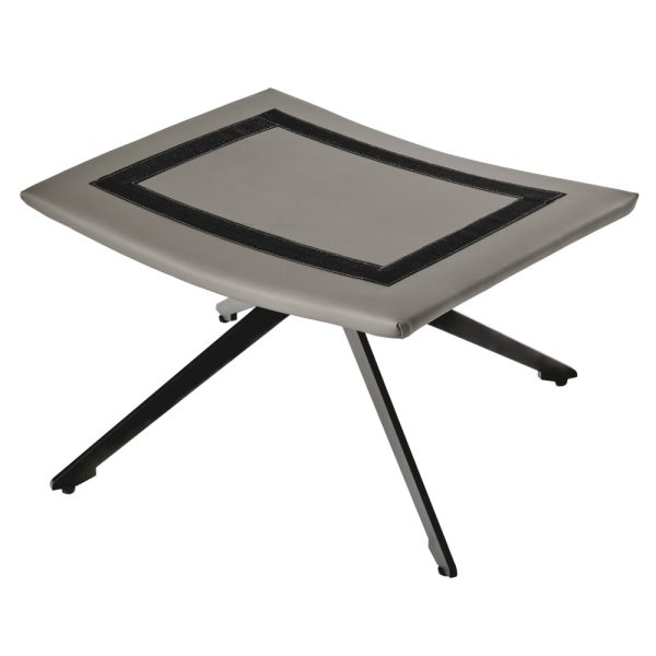 Оттоманка HUG светло-серый, экокожа — изображение 5